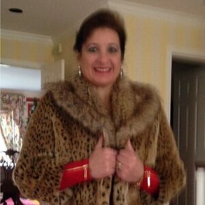 INC International Concepts Animal Print Teddy Jacket